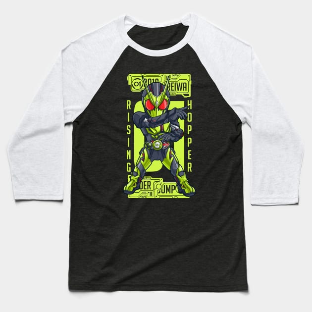 Rising Hopper Baseball T-Shirt by dewanata_18